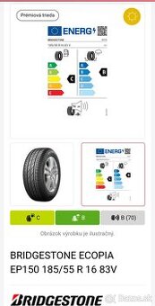 Bridgestone 185/55R16 83V - 6
