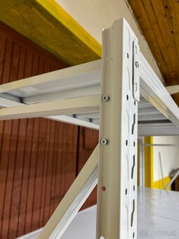 Kovový regal 2m, nosnosť 200kg, 4 Police - 6