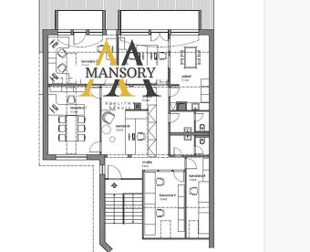 NA PRENÁJOM, Kancelárske priestory 160 m2 v centre mesta Žil - 6