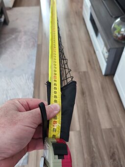 Bedbintonova siet 500cm nastavitelna - 6
