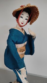 Japonská bábika Sado Okesa - 6