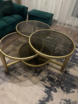 Zlatý konferenčný stolík - 6