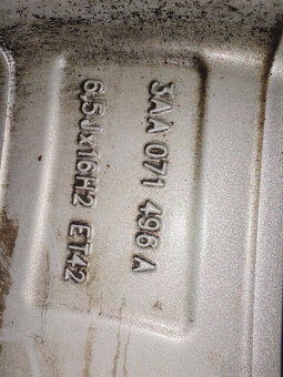 5x112 R16 6.5J ET42 Original VW Aspen - 6