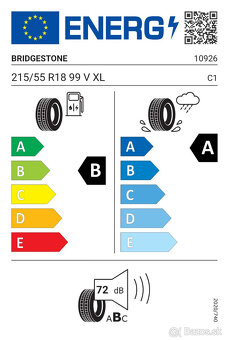 215/55 R18 Bridgestone T005 - 6