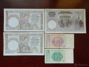 Bankovky staré Španielsko, Srbsko a iné - 6