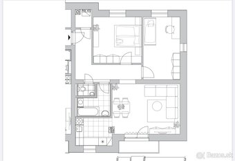 1 IZBOVÝ BYT S BALKÓNOM NOVOSTAVBA DLHÁ N/VÁHOM ŠAĽA - 6