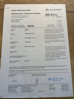 Predám PROFITEST MXTRA IQ – Gossen Metrawatt - 6