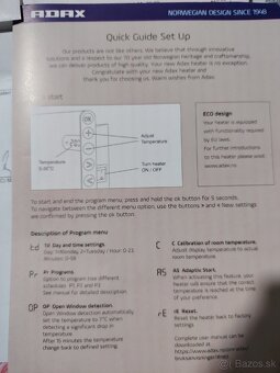 Radiator sàlavy Adax Neo - 6