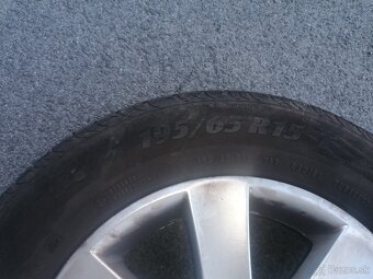 Letné pneumatiky 195/65 R15 T+hliníkové elektróny - 6