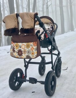 Kočík DorJan Danny Sport Flower collection - 3 kombinácia - 6
