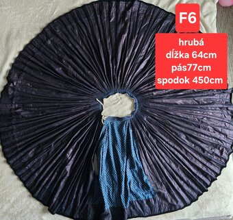 Stary kroj FARBIARSKE SUKNE indigo - 6