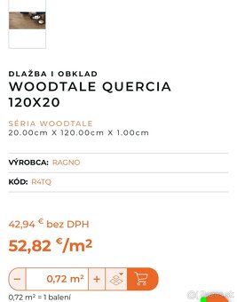 Dlažba /obklad 120x20 - 6