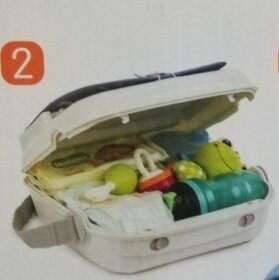 Detský cestovná taška podsedák s úložným priestorom - 6