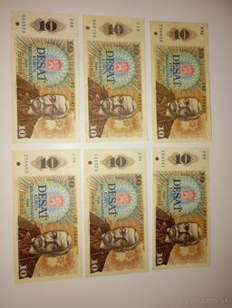 BANKOVKY 10 KČS 1986, VČETNĚ VZÁCNĚJŠÍCH VYŠŠÍCH SÉRIÍ - 6
