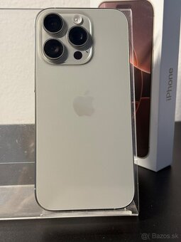 Predám Apple iPhone 16 PRO 256GB Natural Titanium - 6