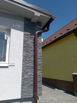 Betónový obkladový kameň - skala antracit - 6