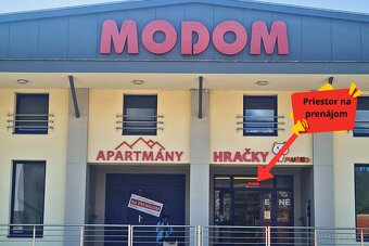 Obchodný priestor na PRENÁJOM 131m2 Liptovský Mikuláš MODOM - 6