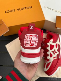 Louis Vuitton tenisky RED komplet balenie - 6
