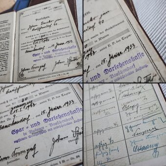 Drevená krabička Oetker s dokladmi. - 6