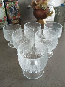 RETRO Poháriky na dezerty - 5 €/ kus - 6