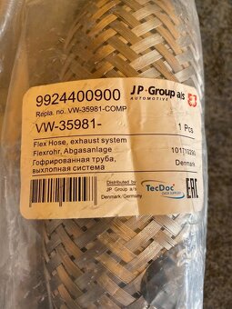 Nerezový pletenec s nátrubkom 45 x 270 mm - 6