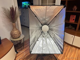 KOMPLET ŠTÚDIOVÉ OSVETLENIE: Svetlá + Softboxy + Stojany - 6