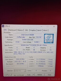 MSI Z390-A PRO LGA1151+ (možné aj s i5-9600k) - 6