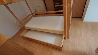 Poschodová posteľ Domestav z masívu - 6