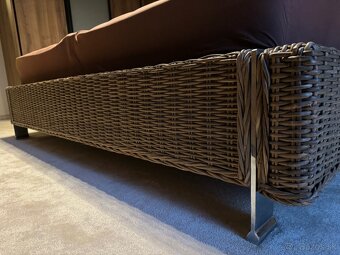 Predam ratanovu manzelsku postel 180x200cm - 6