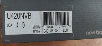 Tmavomodré tenisky New Balance 36 / Nové - 6