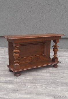 Zrkadlo stojanové vo Wilhelminiánskom štýle. - 6