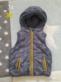 Chlapcenska prechodna bunda a vesta 74 - 6
