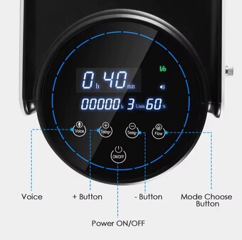 Kyslíkový koncentrátor + OXYMETER ZDARMA - 6