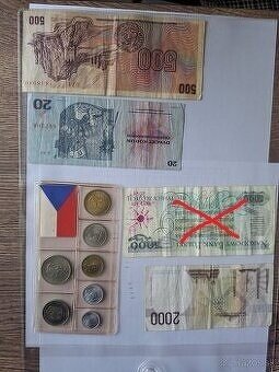 Bankovky, mince - 6