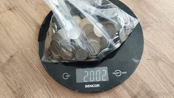 2kg československé mince, 445ks konvolut minci - 6
