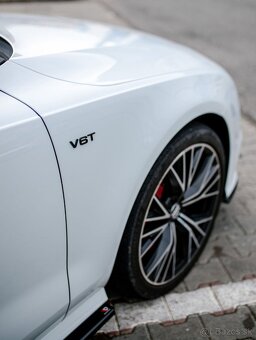 Napis logo AUDI V6T V8T oznacenie na blatnik - 6