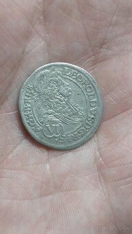 VI Kreuzer 1686,1689 Leopold I .Mincovna Vieden - 6
