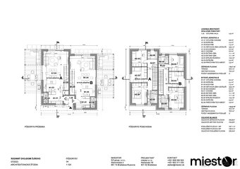 Nízkoenergetický dvojdom v modernom štýle 525 000€ 1-byt - 6