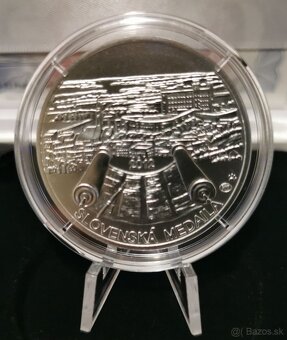 Predám strieborné pamätné medaile Chatam Sofer - 6