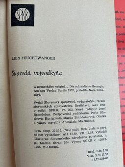 Škaredá vojvodkyňa - Lion Feuchtwanger r.1966 - 6