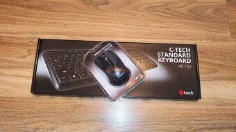 C-TECH KB-102 klávesnica a myš,USB,káblová,nová,výhodná cena - 6