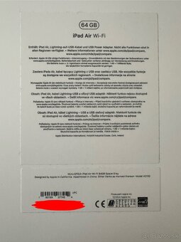 Predám iPad Air 3. generácie (2019) Space Grey, 64GB, WiFi - 6