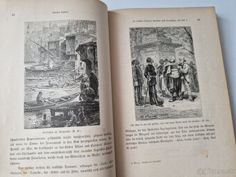 Starožitná německá verneovka Tvrdohlavý Turek 1887 Verne - 6