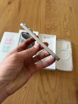 iPhone 15 Pro 128 gb White Titanium v záruke + príslušenstvo - 6