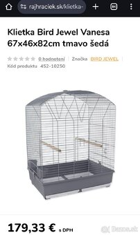 Klietka pre malé vtáky, andulky a kanáriky - 6