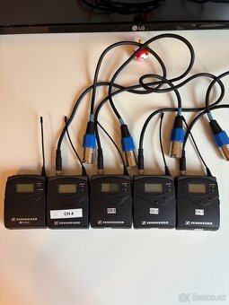 Predám bezdrôtové mikrofóny Sennheiser EW 100 G2 - 6