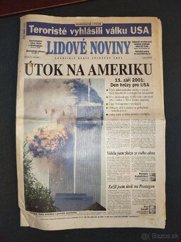Utok na Ameriku,stare noviny - 6