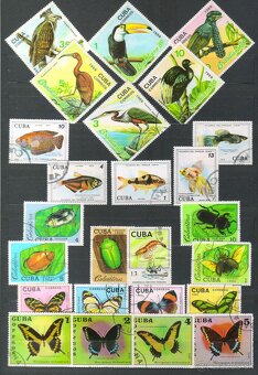 Poštové známky, filatelia: Fauna a flóra - 6