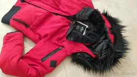 hollister damska zimna bunda s kožušinou - 6