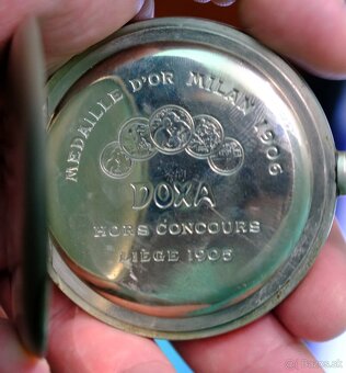 Mechanické vreckové hodinky DOXA Starožitné hodinky LIEGE 19 - 6